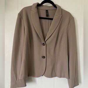 MARC CAIN Virgin Wool-Cashmere Blazer Jacket